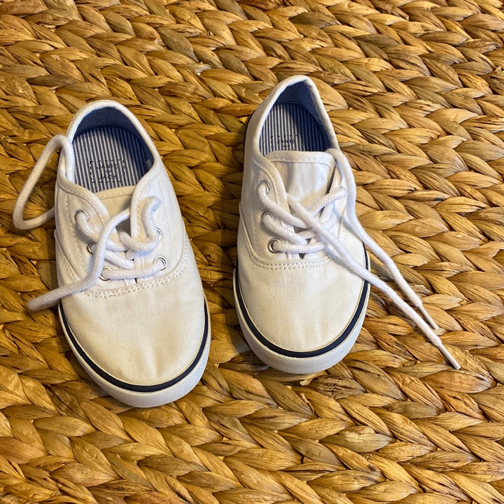 Janie and Jack canvas shoes size 9-EUC